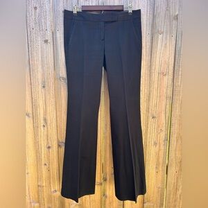 Theory black flare trousers dress pants